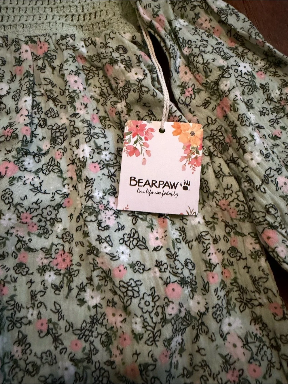 BearPaw pretty floral